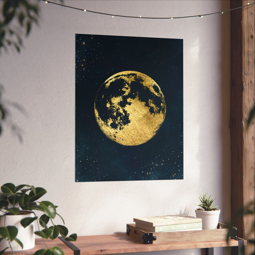 " Golden Moon " - Art Poster