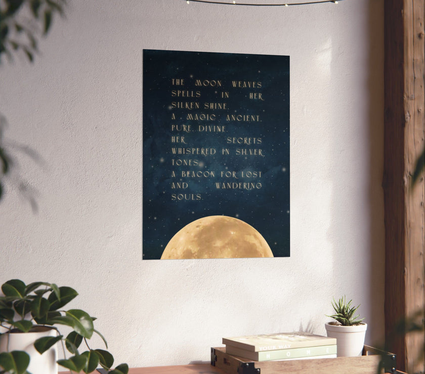 " A Beacon For Wandering Souls" - Poem - Art Poster