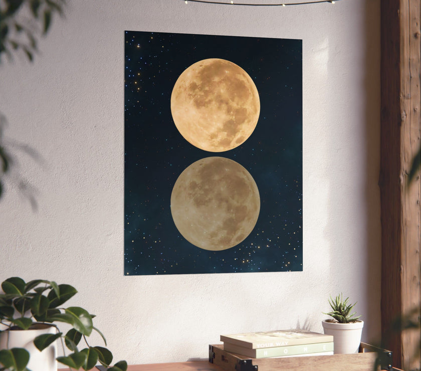 Moon Wall Art - " Universal reflection "