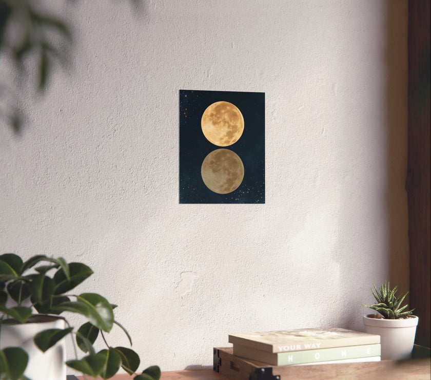 Moon Wall Art - " Universal reflection "