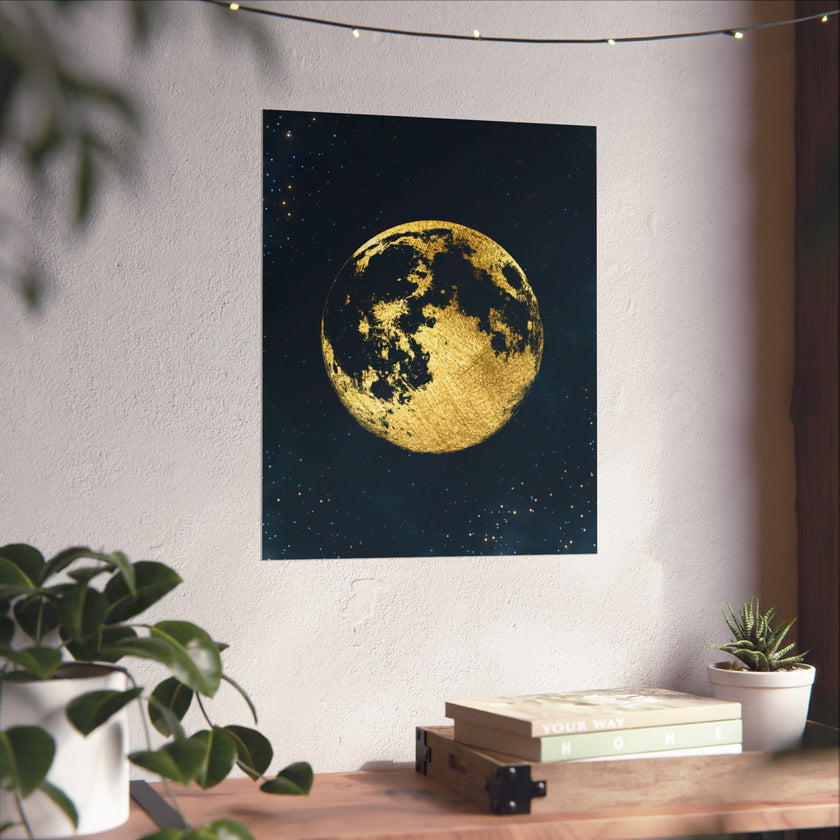 " Golden Moon " - Art Poster