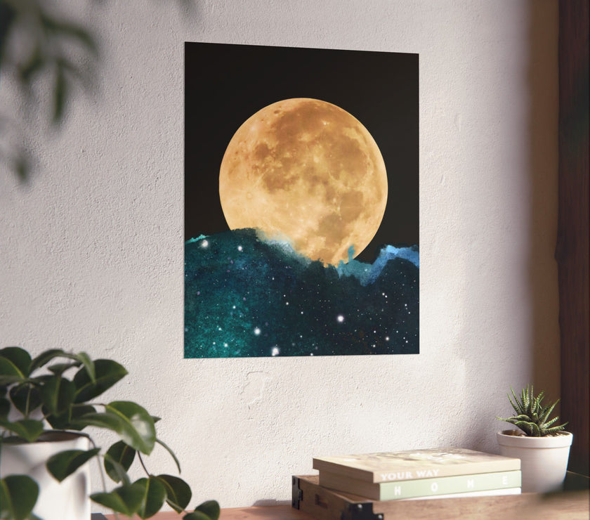 " Midnight Moon " - Art Poster