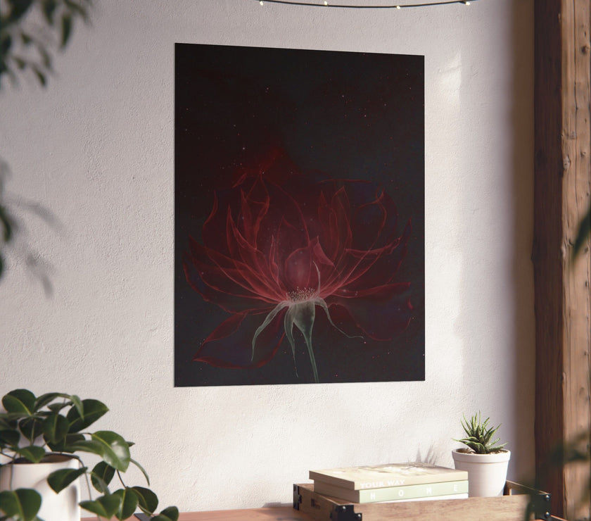 "Ethereal Rose " - Art Poster