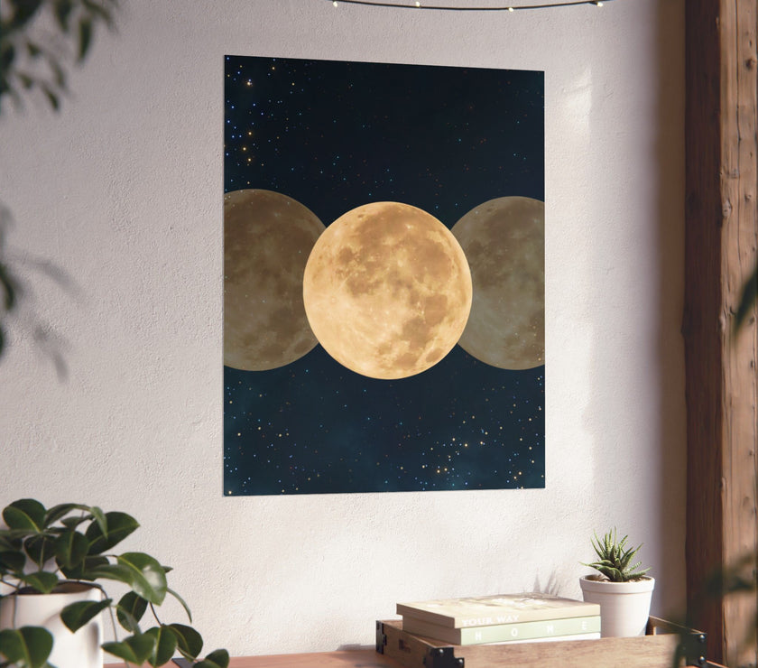 " Lunar Trinity " - Art Poster