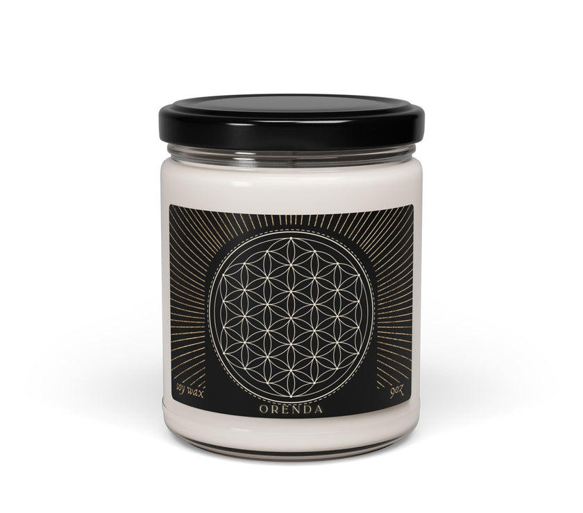 Flower Of Life - Scented Soy Candle