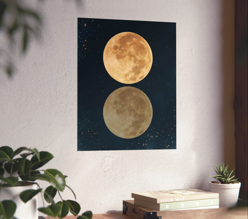 Moon Wall Art - " Universal reflection "