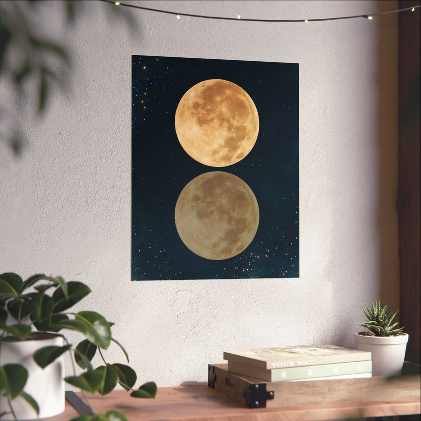 Moon Wall Art - " Universal reflection "