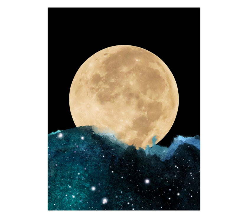 " Midnight Moon " - Art Poster