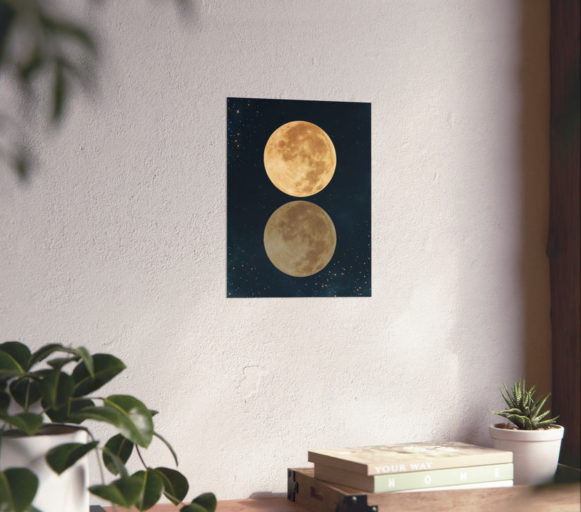 Moon Wall Art - " Universal reflection "