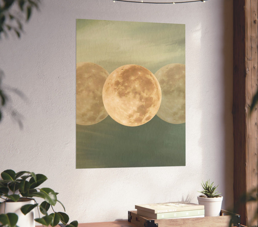 " Lunar Trinity " - Art Poster