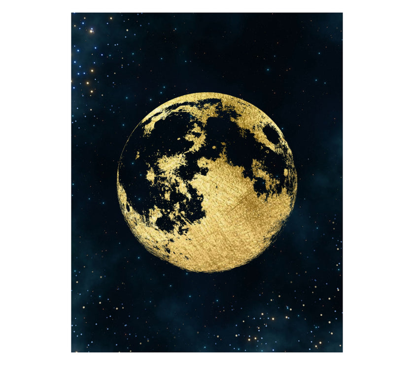 " Golden Moon " - Art Poster