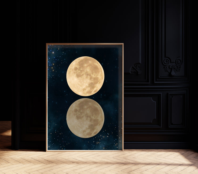 Moon Wall Art - " Universal reflection "