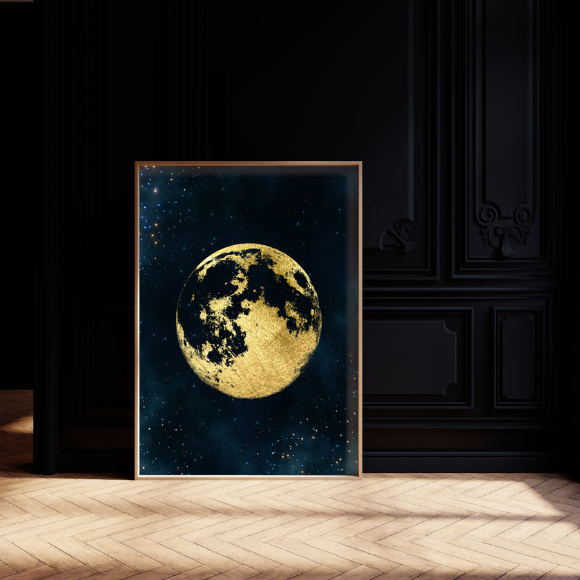 " Golden Moon " - Art Poster