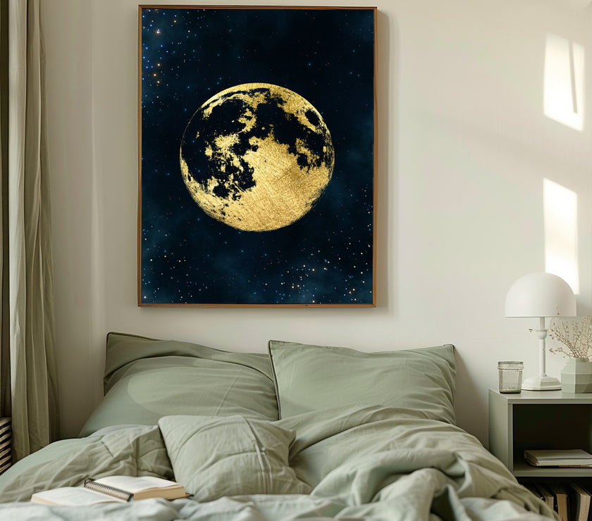 " Golden Moon " - Art Poster