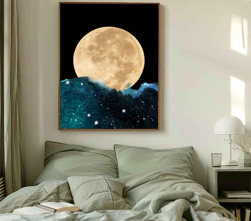 " Midnight Moon " - Art Poster