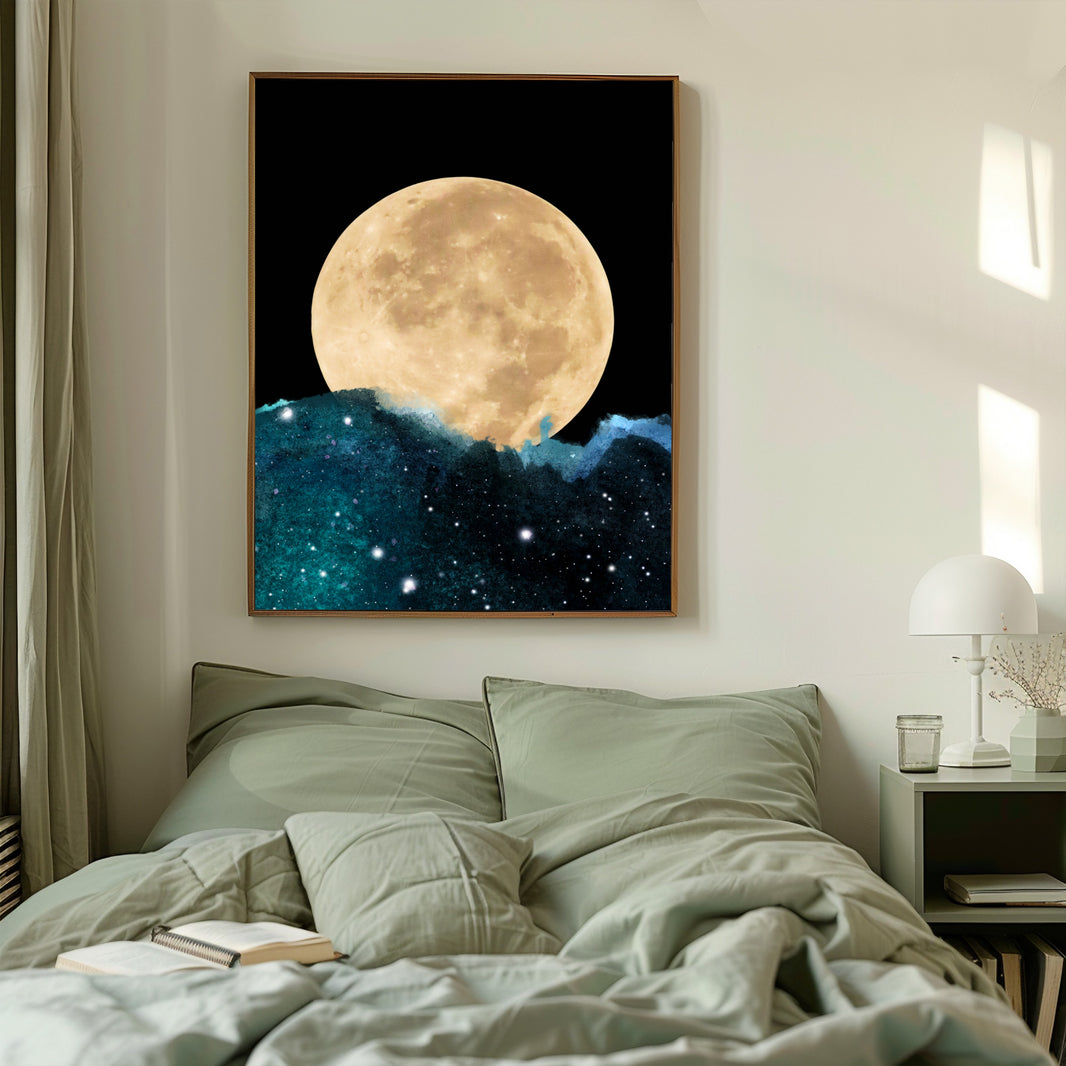 " Midnight Moon " - Art Poster