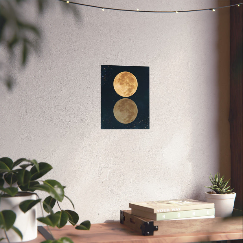 Moon Wall Art - " Universal reflection "