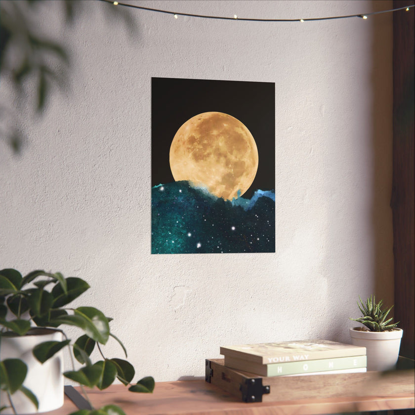 " Midnight Moon " - Art Poster