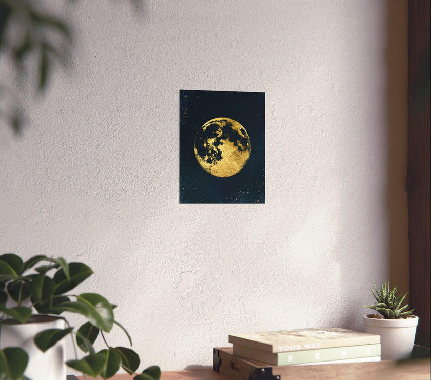 " Golden Moon " - Art Poster