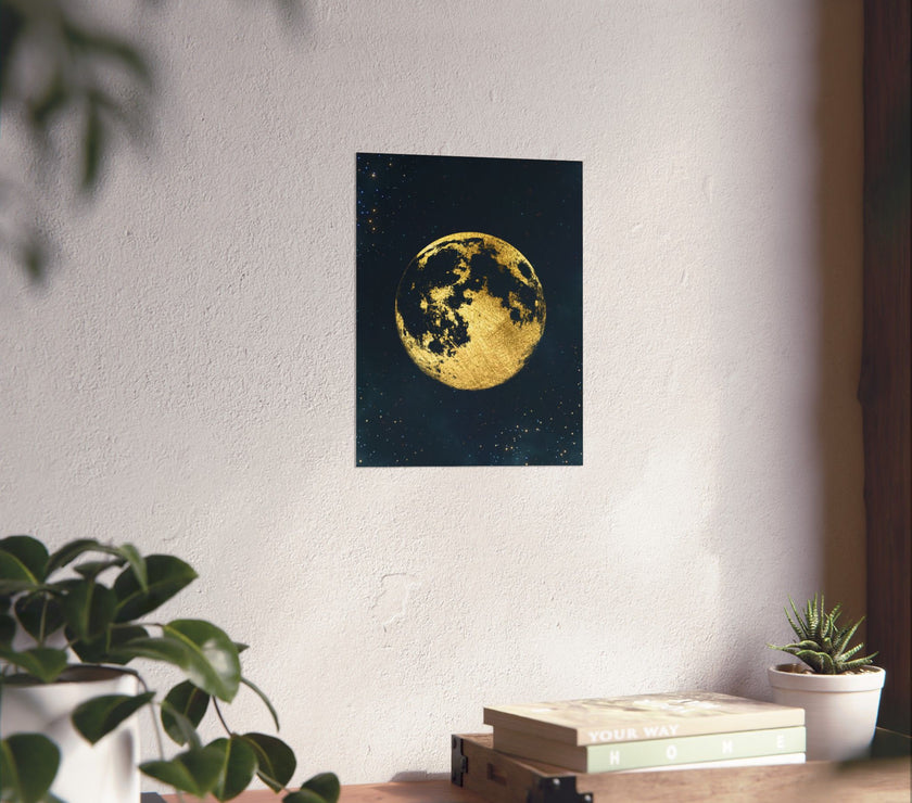 " Golden Moon " - Art Poster